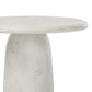 Janice End Table - Textured Lunar Concrete