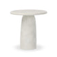 Janice End Table - Textured Lunar Concrete