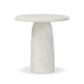 Janice End Table - Textured Lunar Concrete