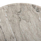 Viola End Table - Antique White Marble