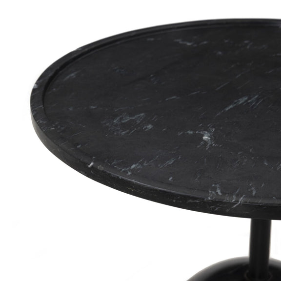 Viola End Table - Black Marble