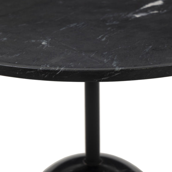 Viola End Table - Black Marble
