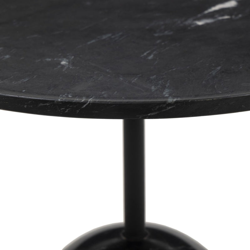 Viola End Table - Black Marble