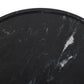 Viola End Table - Black Marble