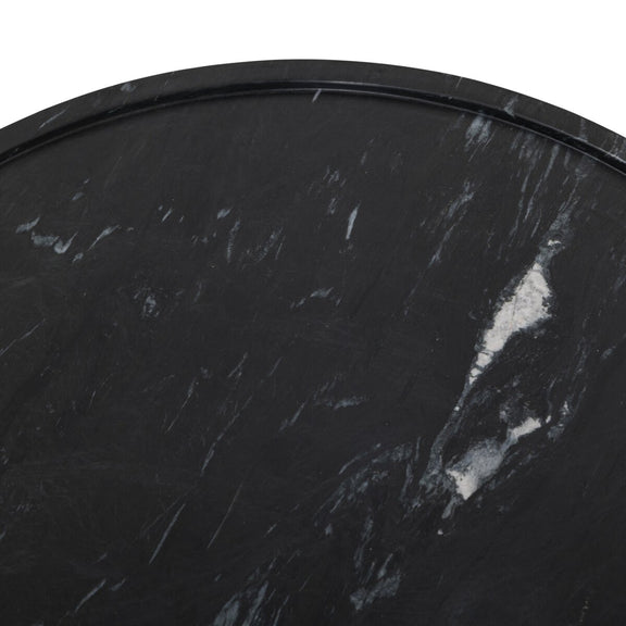 Viola End Table - Black Marble