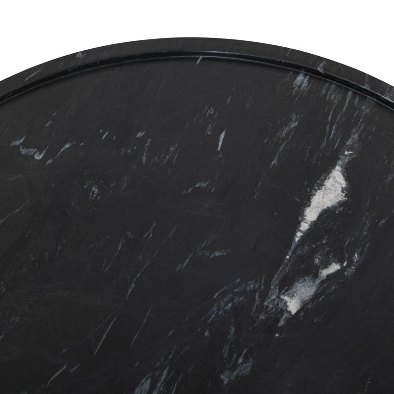 Viola End Table - Black Marble