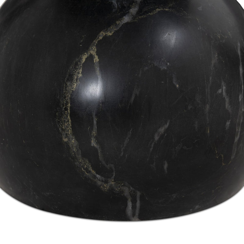 Viola End Table - Black Marble
