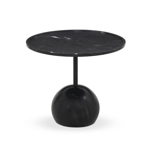 Viola End Table - Black Marble