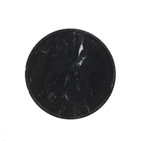 Viola End Table - Black Marble