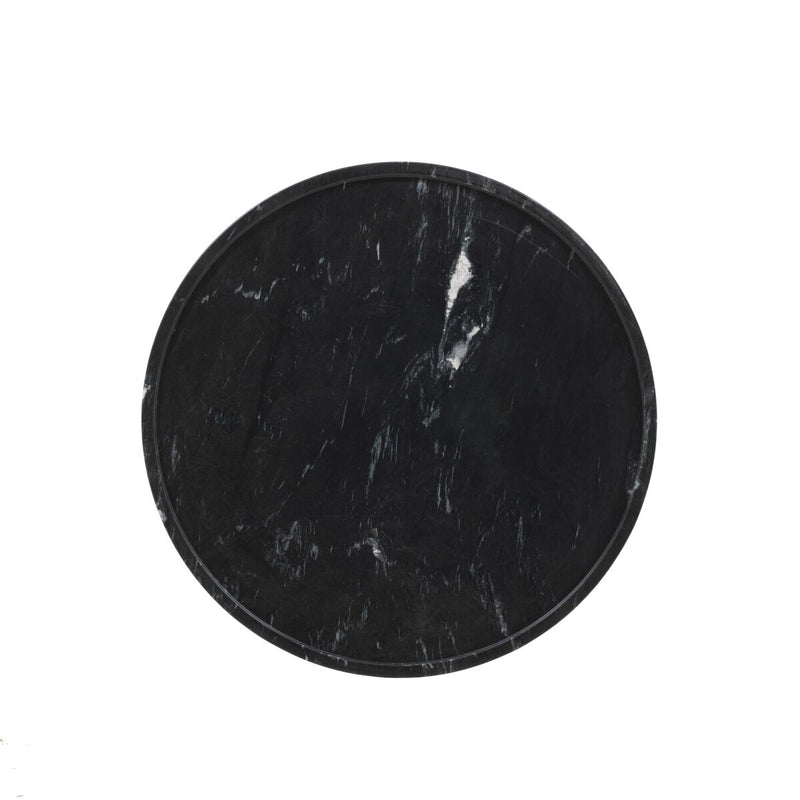 Viola End Table - Black Marble