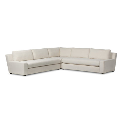 Yelena 3-Piece Sectional - Crypton Nomad Snow