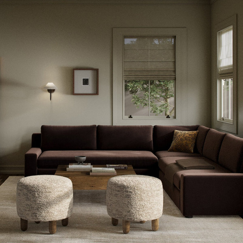 Yelena 3-Piece Sectional - Surrey Cocoa
