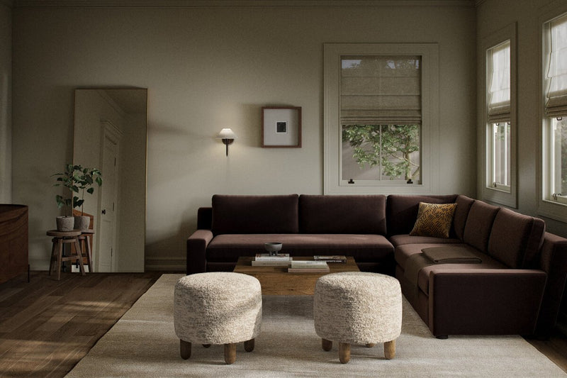 Yelena 3-Piece Sectional - Surrey Cocoa