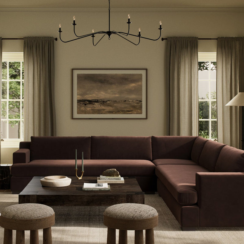 Crispin 3-Piece Sectional - Surrey Cocoa