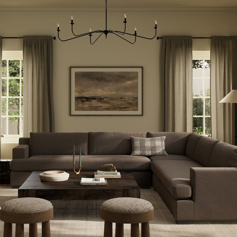 Crispin 3-Piece Sectional - Savoy Coffee