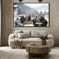 Drinks At Gstaad by Slim Aarons - Black Maple