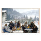Drinks At Gstaad by Slim Aarons - White Oak