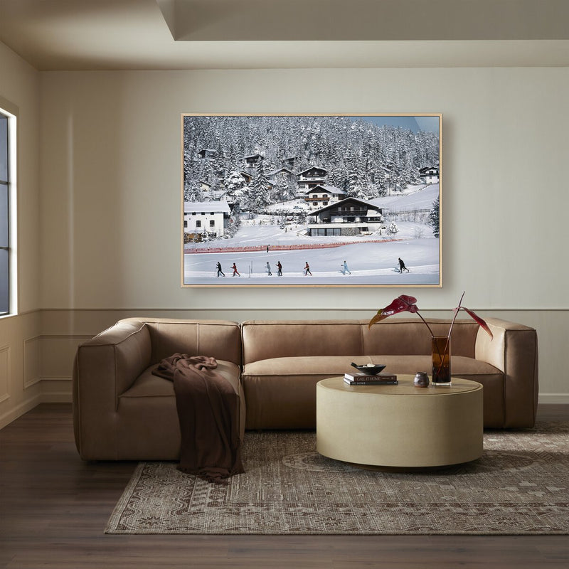Skiing In Seefeld by Slim Aarons - White Oak