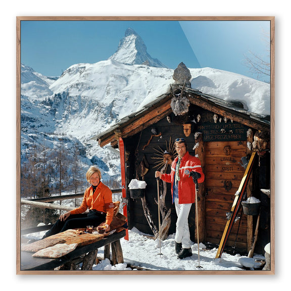 Chalet Costi by Slim Aarons - Rustic Walnut