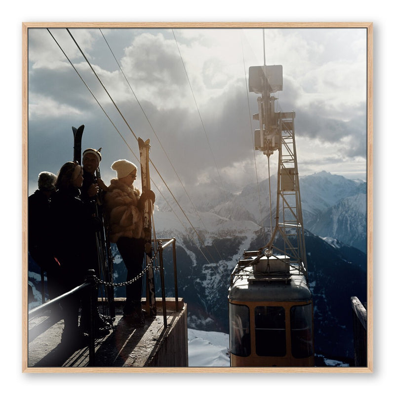 Alpine Skiing by Slim Aarons - White Oak