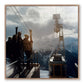 Alpine Skiing by Slim Aarons - Rustic Walnut
