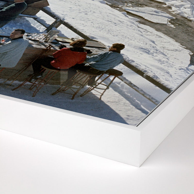 Lech Ice Bar by Slim Aarons - White Maple