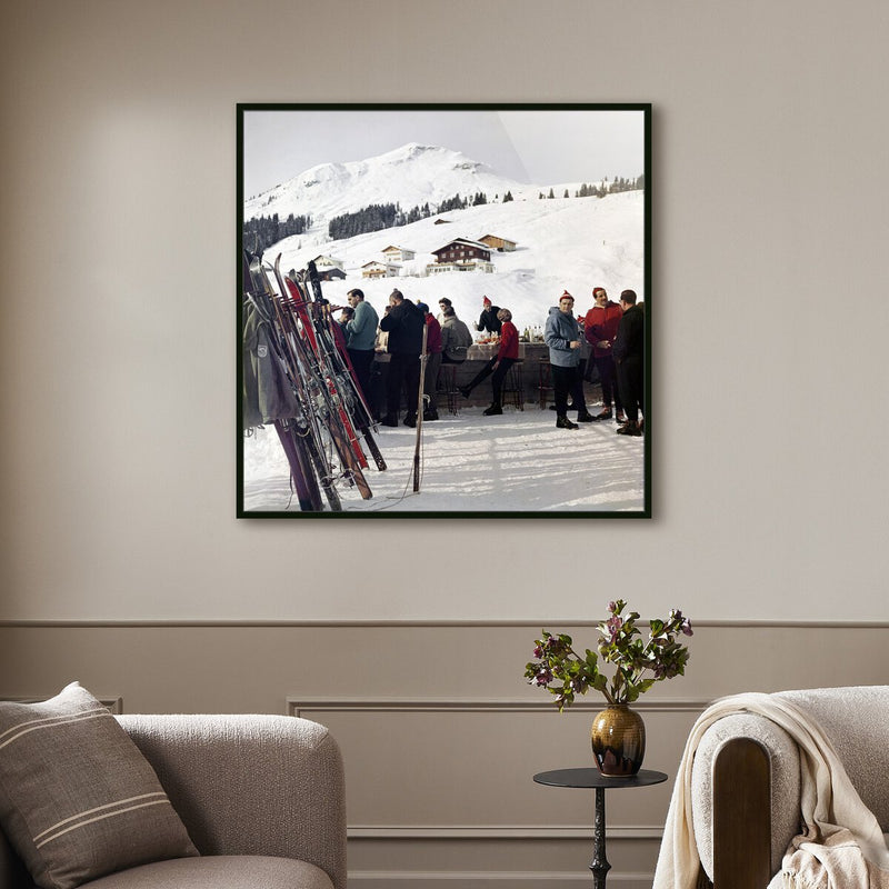 Lech Ice Bar II by Slim Aarons - Black Maple