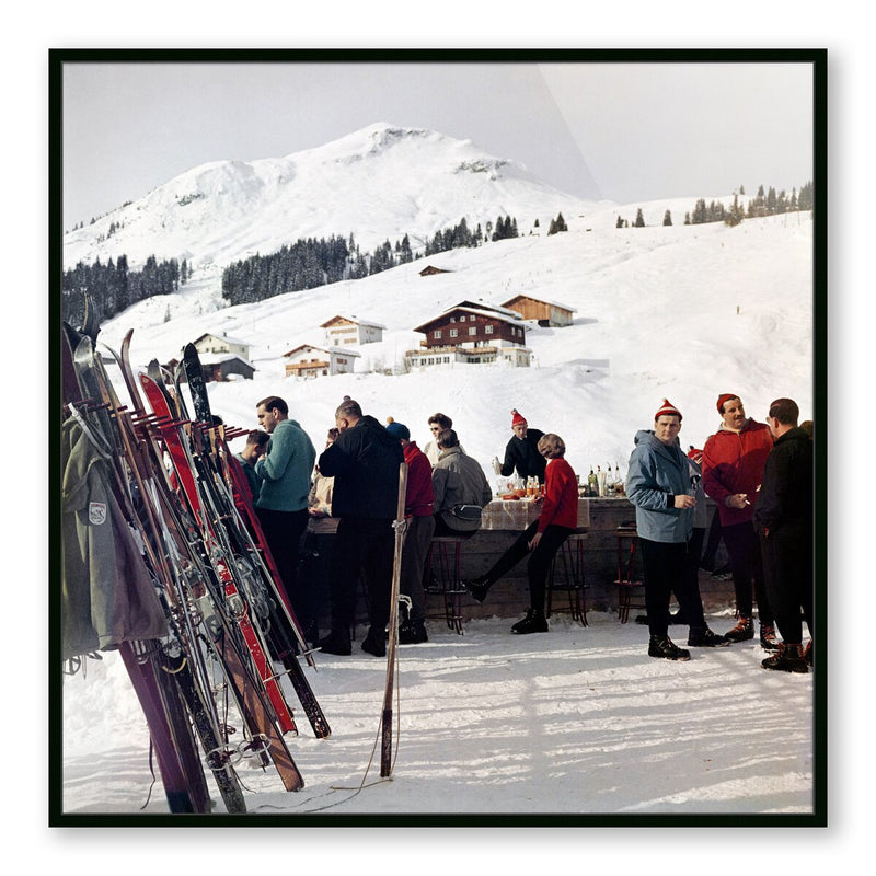 Lech Ice Bar II by Slim Aarons - Black Maple