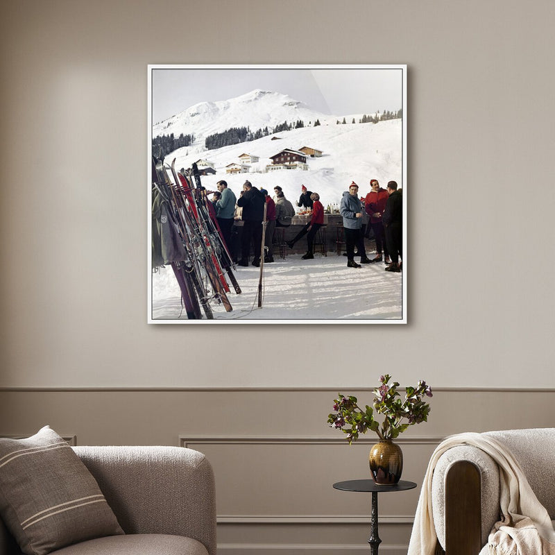 Lech Ice Bar II by Slim Aarons - White Maple