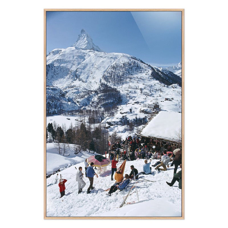 Zermatt Skiing II by Slim Aarons - White Oak