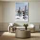 On The Slopes Of Sugarbush by Slim Aarons - White Maple