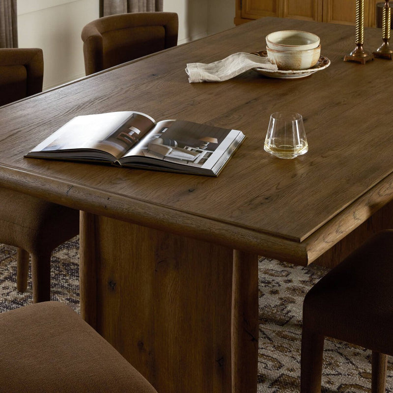 Glenview Dining Table - Weathered Oak