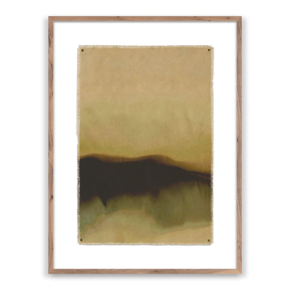 Liquified Landscape IV by Roseanne Kenny - Rustic Walnut