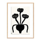 Woodblock Floral I by Roseanne Kenny - White Oak