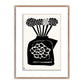 Woodblock Floral III by Roseanne Kenny - Rustic Walnut