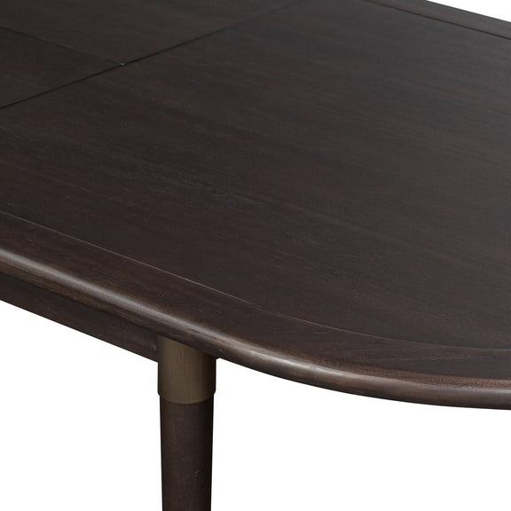 Harper Oval Extension Dining Table - Black Mango