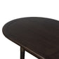 Harper Oval Extension Dining Table - Black Mango