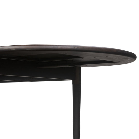 Harper Oval Extension Dining Table - Black Mango