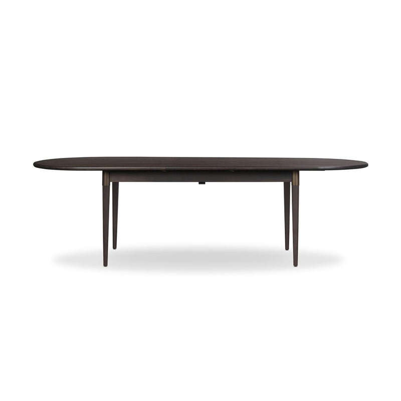 Harper Oval Extension Dining Table - Black Mango