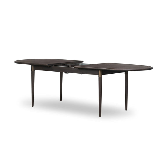 Harper Oval Extension Dining Table - Black Mango