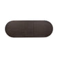 Harper Oval Extension Dining Table - Black Mango