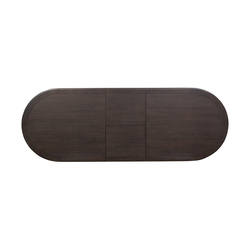 Harper Oval Extension Dining Table - Black Mango