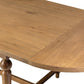 Blinn Oval Leaf Extension Dining Table - Worn Oak Veneer