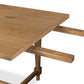 Blinn Oval Leaf Extension Dining Table - Worn Oak Veneer