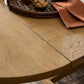 Blinn Oval Leaf Extension Dining Table - Worn Oak Veneer