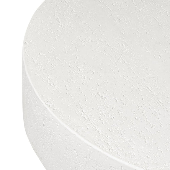 Kesia Outdoor Coffee Table - Coarse Ivory Concrete