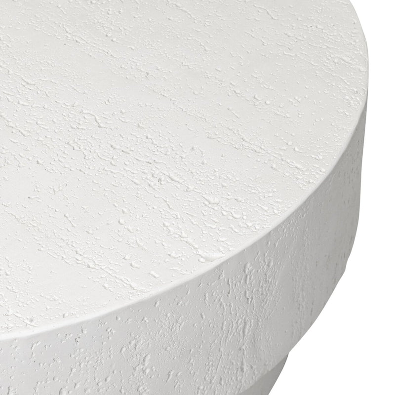 Kesia Outdoor Coffee Table - Coarse Ivory Concrete