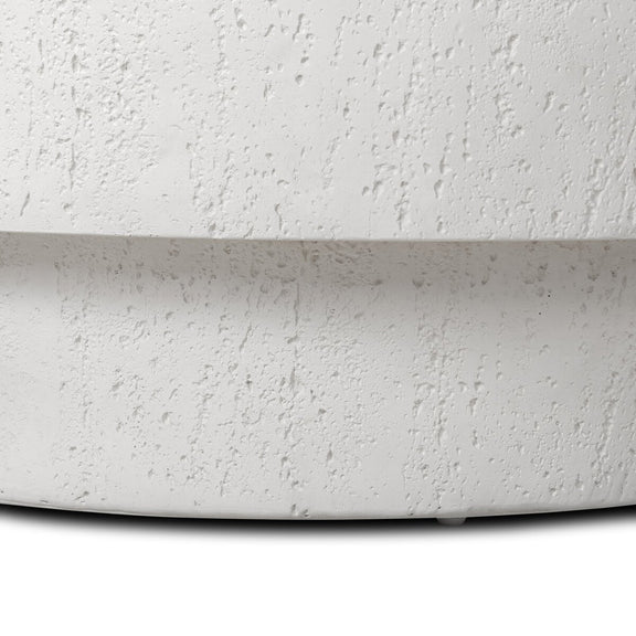 Kesia Outdoor Coffee Table - Coarse Ivory Concrete