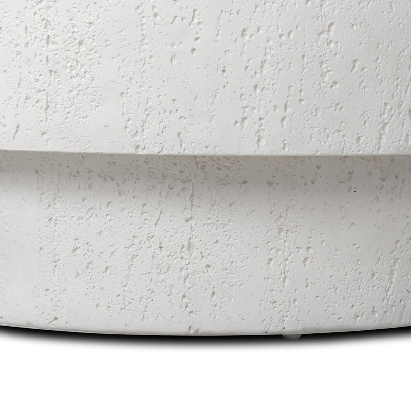 Kesia Outdoor Coffee Table - Coarse Ivory Concrete