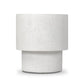 Kesia Outdoor End Table - Coarse Ivory Concrete